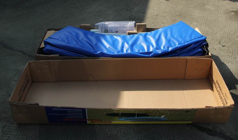10ft Trampoline & Enclosure Set with Safety Net Ladder