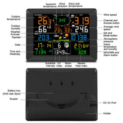 Solar Powered Professional WiFi Wireless Weather Station with Display 0310 Free Shipping