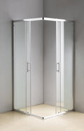 Shower Screen 800x1100x1900mm Safety Glass Sliding Door #1806-8X11