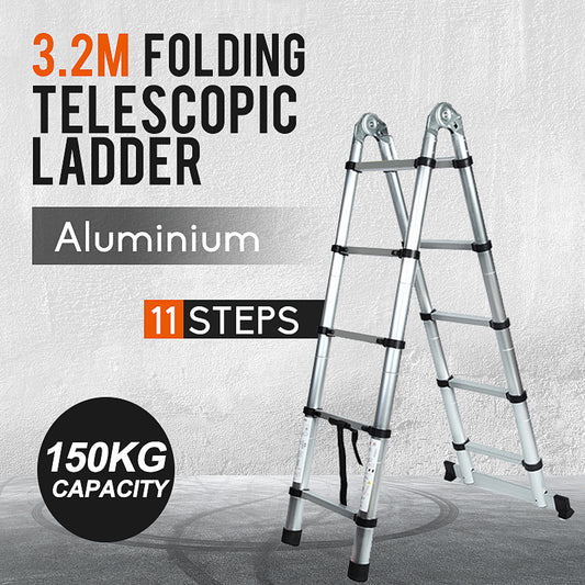 3.2M Multi-Purpose Alloy Telescopic Aluminium Ladder