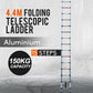 4.4M Alloy Telescopic Aluminium Ladder Alloy Extension