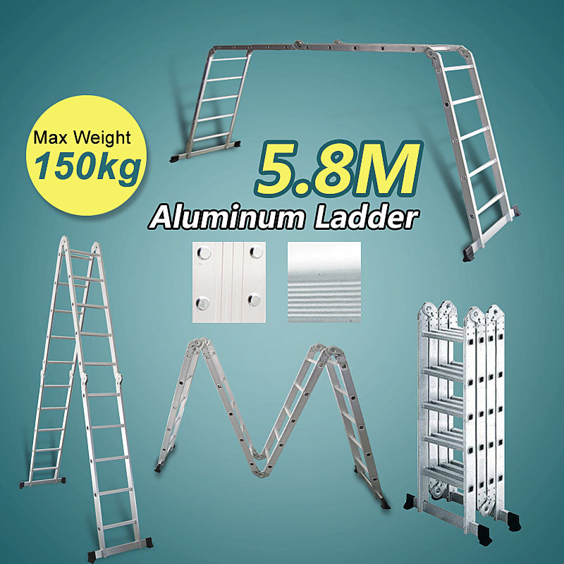 5.8M Multi Purpose Adjustable Aluminum Ladder