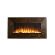 1500W 36" Wooden Frame (MDF) Wall Mounted Electric Fireplace Heater