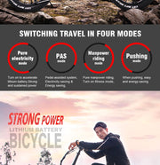 20 Inch 500W SAMEBIKE Folding Electric Bike Fat tire Bicycle Scooter E-scooter E-bike 10.4Ah 48V Battery Max 35 KPH Sliver Grey