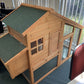 Weatherproof Villa Chicken Coop Hen House Rabbit Guinea Pig Ferret Hutch with Nesting Box 173x65x120Hcm