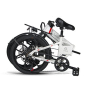 20 Inch SAMEBIKE Folding Electric Bike Bicycle Scooter E-scooter E-bike 350W Motor 10.4Ah Battery Max 35 KPH White