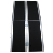 6FT Anti-slip Portable Aluminum Multi-fold Wheelchair Scooter Ramp Max 270kg