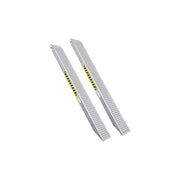 2x 2.5m Aluminium Loading Ramp Motor Truck ATV QUAD Bike Bobcat Excavator Max 2800kg